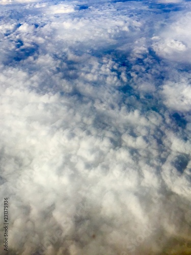 blue sky with clouds