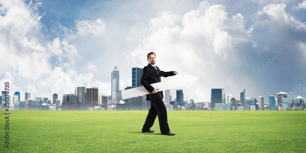 Successful businessman and development Successful businessman and development