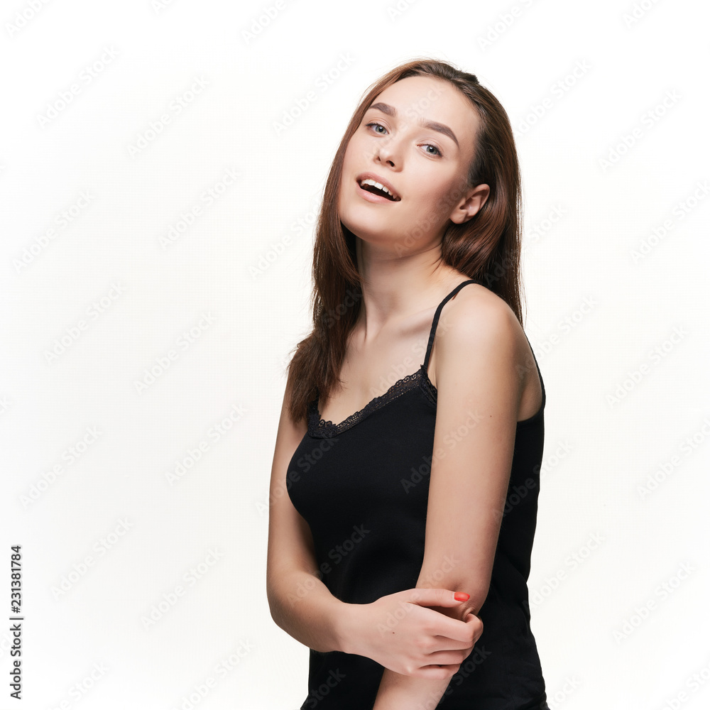 Fototapeta premium Natural beauty emotional girl