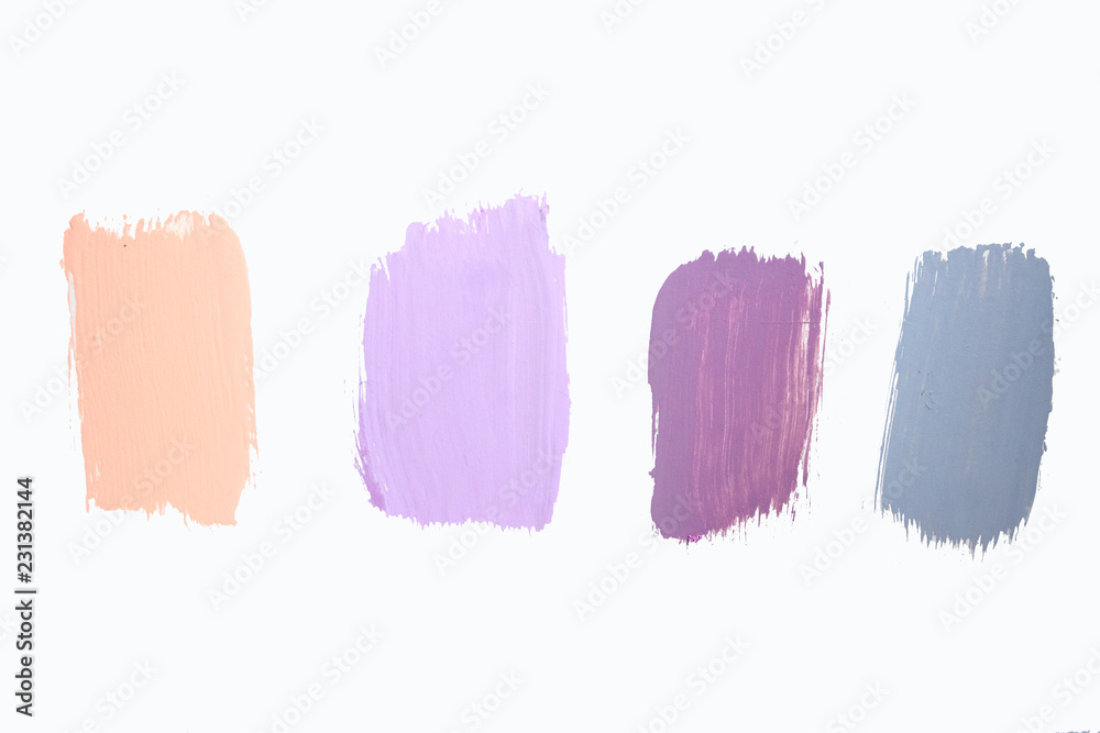Samples of paint on drywalls for painting Samples of paint on drywalls for painting