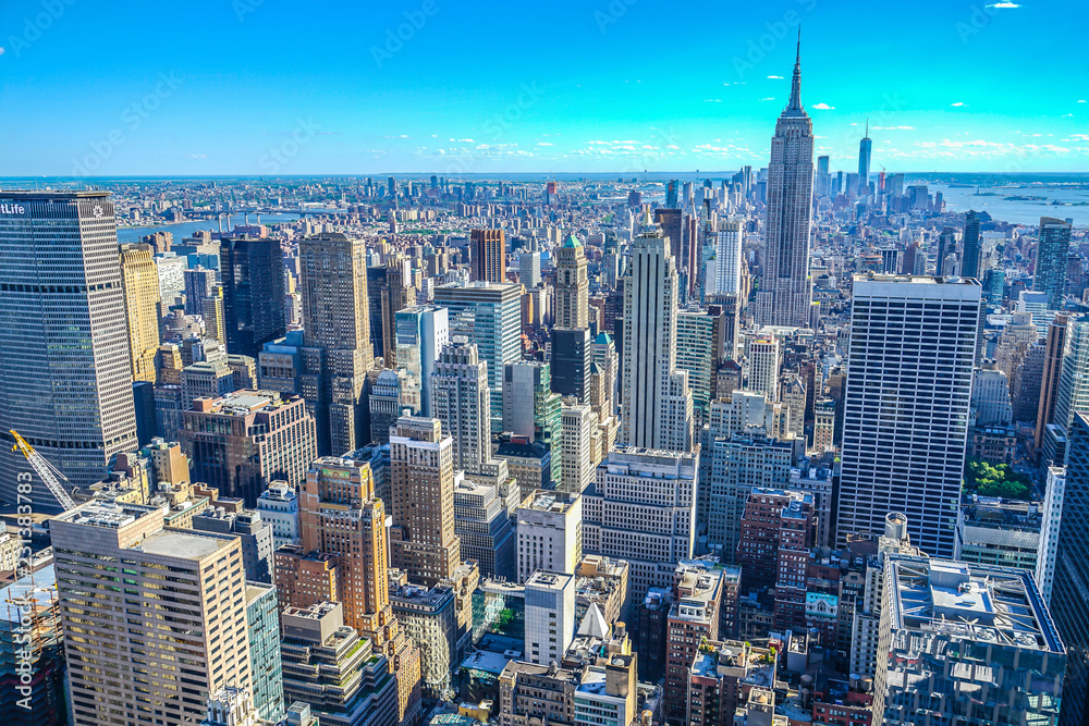 ロックフェラーセンター トップ オブ ザ ロック からの景色 Stock Photo Adobe Stock