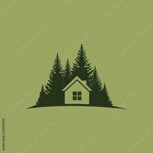 дом с лесу