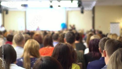 Wallpaper Mural people at a conference or presentation, workshop, master class photograph. Back view. It is a lot of people. Torontodigital.ca