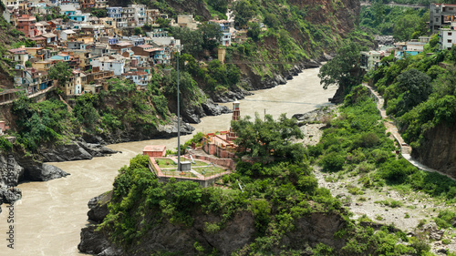 Devprayag - holy town in India, Asia photo