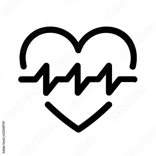 heart cardiogram icon