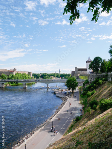 Ivangorod and the Narva fortresses. © Petr