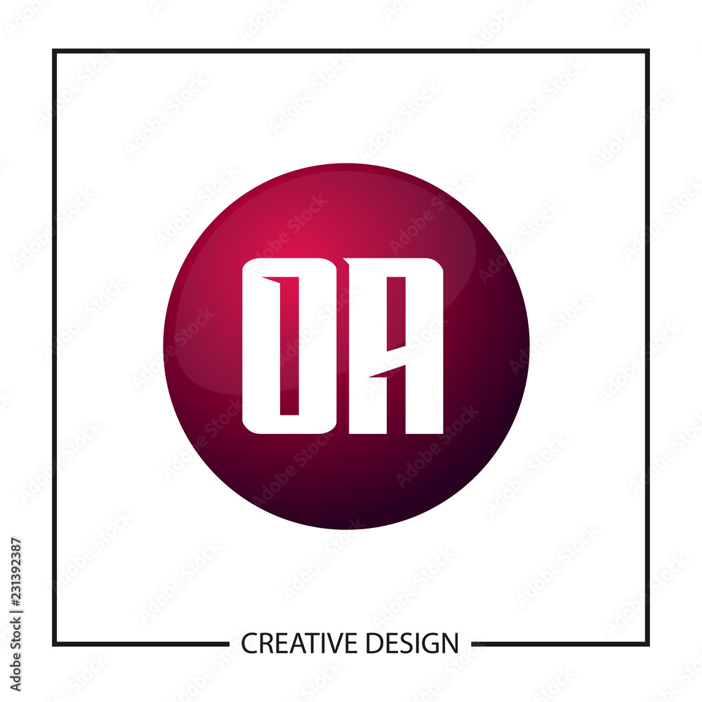 Initial Letter OA Logo Template Design Vector Illustration Initial Letter OA Logo Template Design Vector Illustration