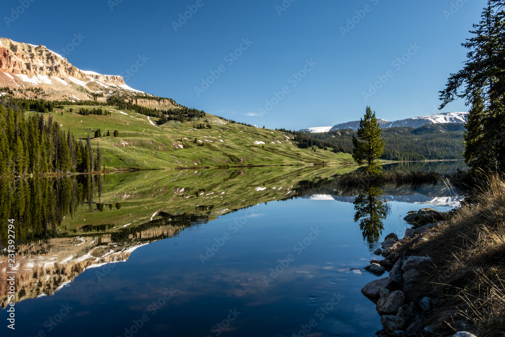 lake in the mountains