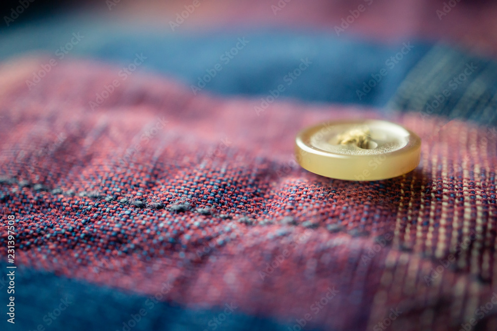 details of red and blue checkered shirt details of red and blue checkered shirt