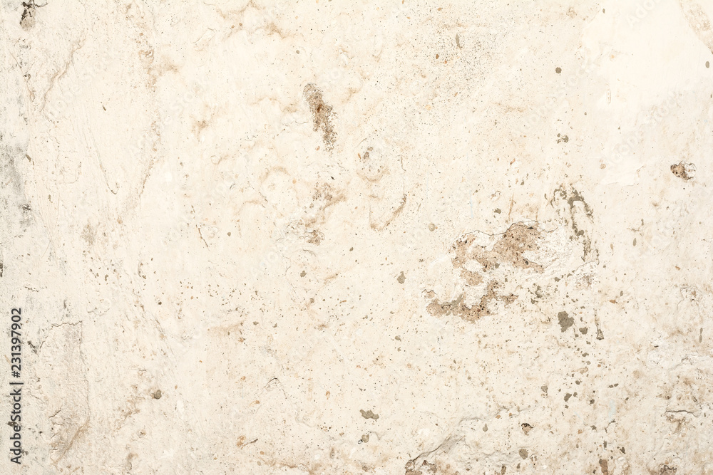 light grunge texture of old cracked concrete wall, destroyed plaster layer of antique surface