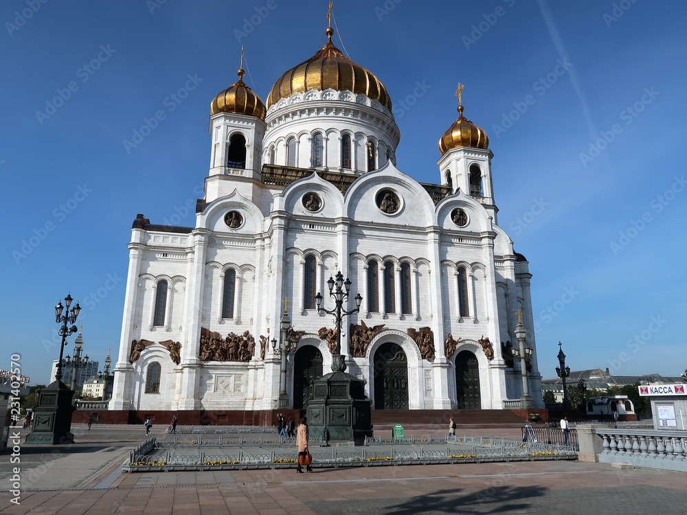 Cathedral of Christ the Saviour. Moscow of Russia.