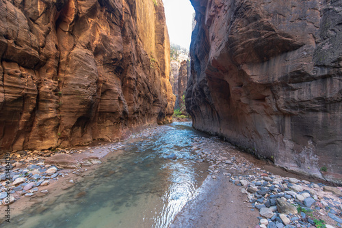 river in canyon