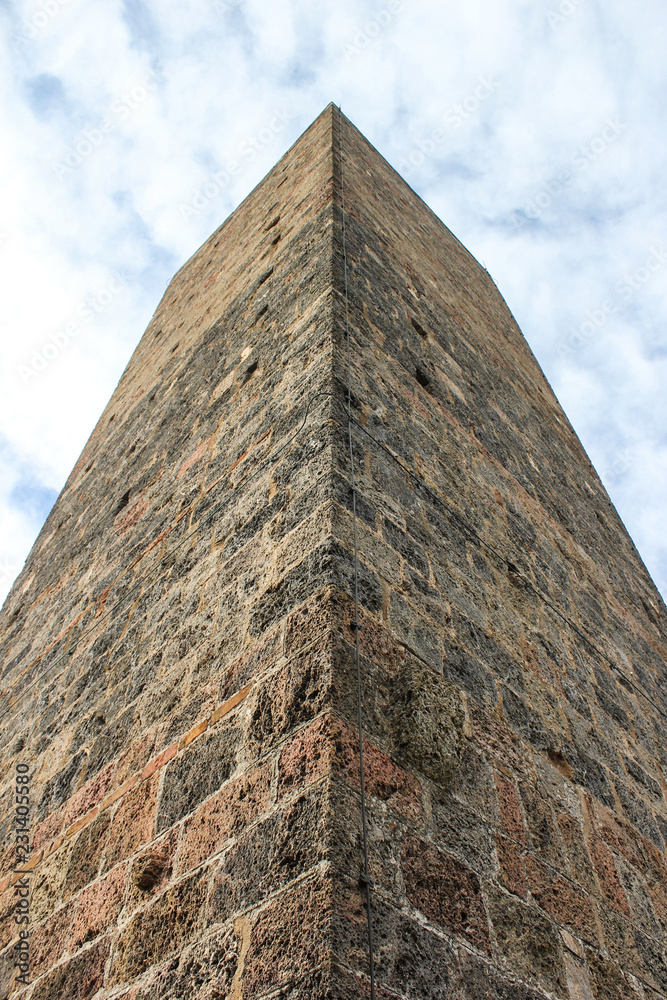 stone tower in tuscany