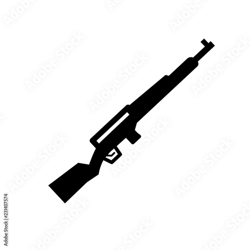 Bayonet On Rifle icon. Trendy Bayonet On Rifle logo concept on white background from army and war collection
