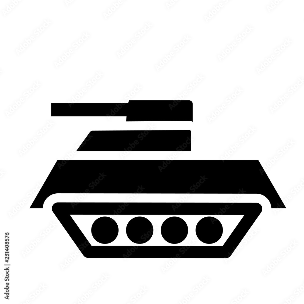 Tank icon. Trendy Tank logo concept on white background from army and