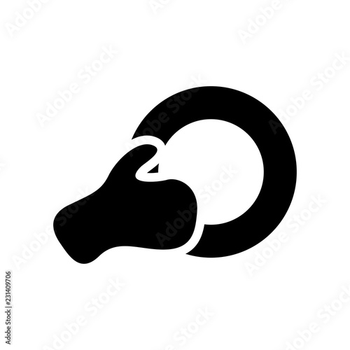 Washing dishes icon. Trendy Washing dishes logo concept on white background from cleaning collection