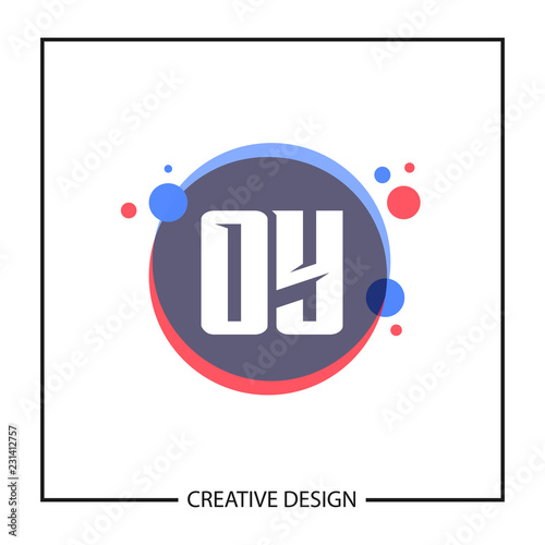 Initial Letter OY Logo Template Design Vector Illustration