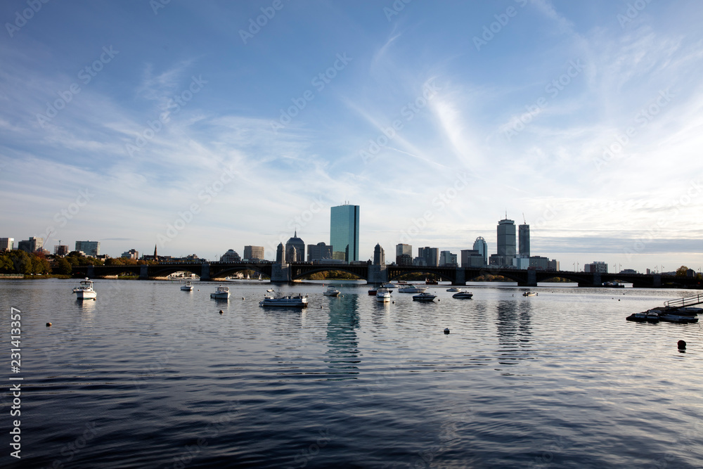 boston skyline (Boston, MA)