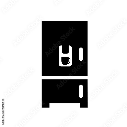 Refrigerator icon. Trendy Refrigerator logo concept on white background from Furniture and Household collection