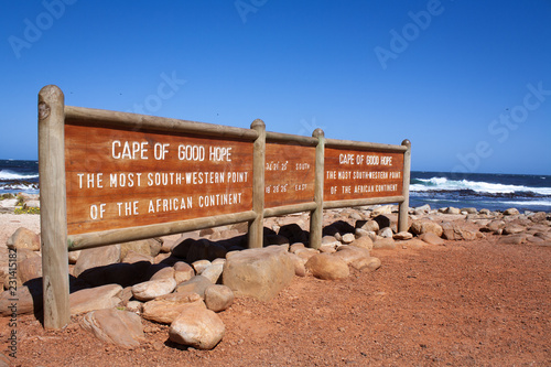Schild Kap der guten Hoffnung