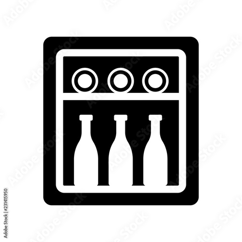 Minibar icon. Trendy Minibar logo concept on white background from Hotel and Restaurant collection