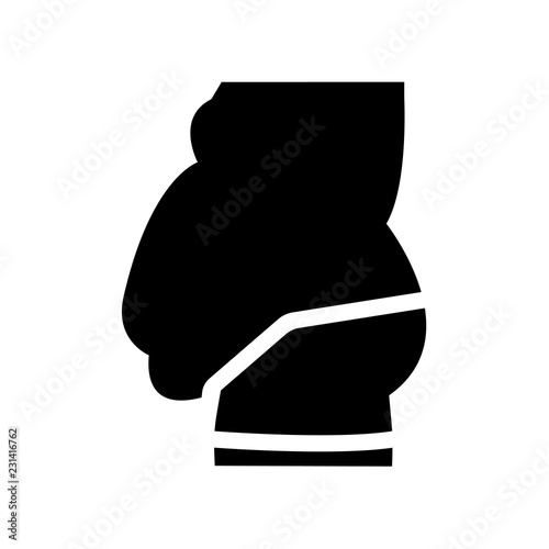 body shaming icon. Trendy body shaming logo concept on white background from Hygiene collection