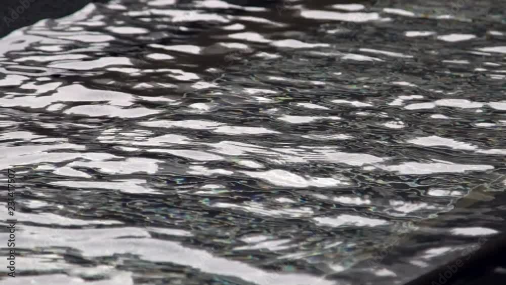 Slow Motion of artificial waterfall in the middle of the Daan park at Taipei city. Water falling down. Beautiful fountain-Dan Slow Motion of artificial waterfall in the middle of the Daan park at Taipei city. Water falling down. Beautiful fountain-Dan
