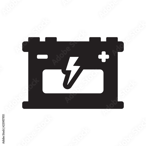 industrial Battery icon. Trendy industrial Battery logo concept on white background from Industry collection