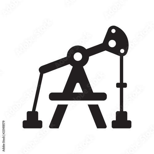 Pumpjack icon. Trendy Pumpjack logo concept on white background from Industry collection