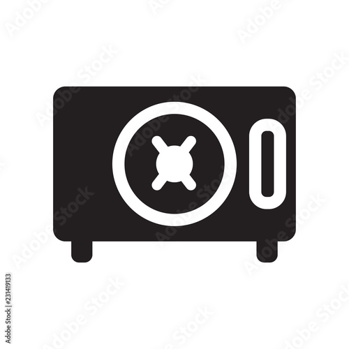 bank safe icon. Trendy bank safe logo concept on white background from Insurance collection