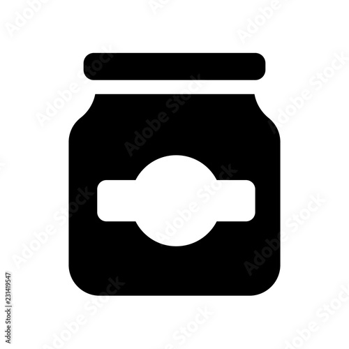 jar icon. Trendy jar logo concept on white background from kitchen collection