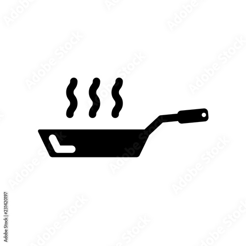 wok icon. Trendy wok logo concept on white background from kitchen collection