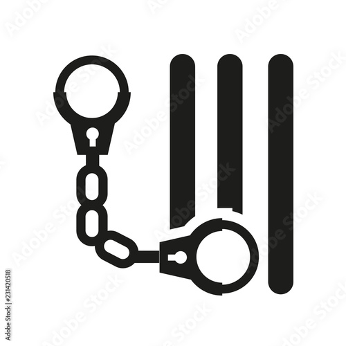 Criminal icon. Trendy Criminal logo concept on white background from law and justice collection