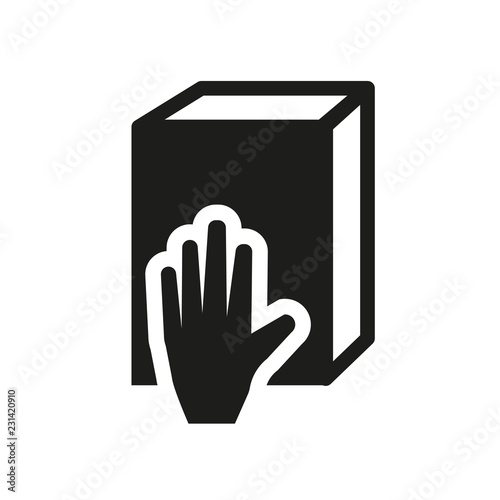 Oath icon. Trendy Oath logo concept on white background from law and justice collection