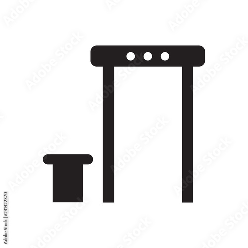 Metal detector icon. Trendy Metal detector logo concept on white background from museum collection