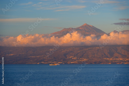 Beautiful Teide at sunset