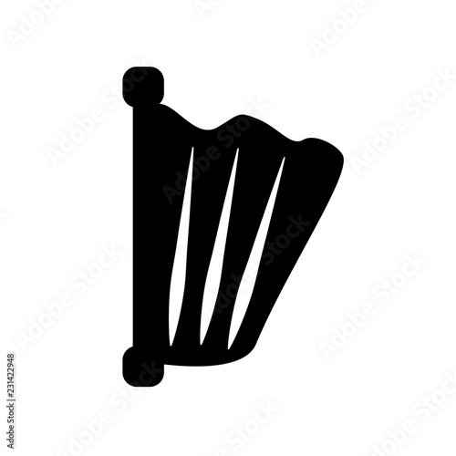 Harp icon. Trendy Harp logo concept on white background from Music collection