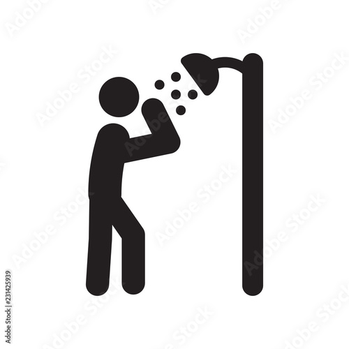 Dousing Shower icon. Trendy Dousing Shower logo concept on white background from sauna collection