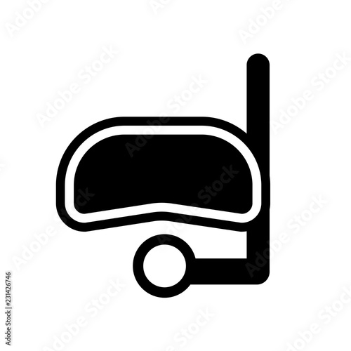 Snorkel icon. Trendy Snorkel logo concept on white background from Summer collection