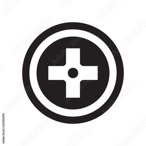 circular intersection sign icon. Trendy circular intersection sign logo concept on white background from Traffic Signs collection