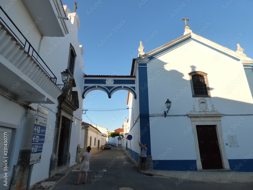 Portugal. Historical village of Mourao in Alentejo