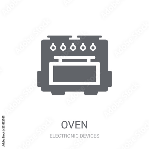 Oven icon. Trendy Oven logo concept on white background from Electronic Devices collection