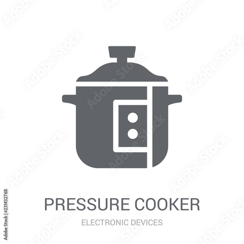 pressure cooker icon. Trendy pressure cooker logo concept on white background from Electronic Devices collection
