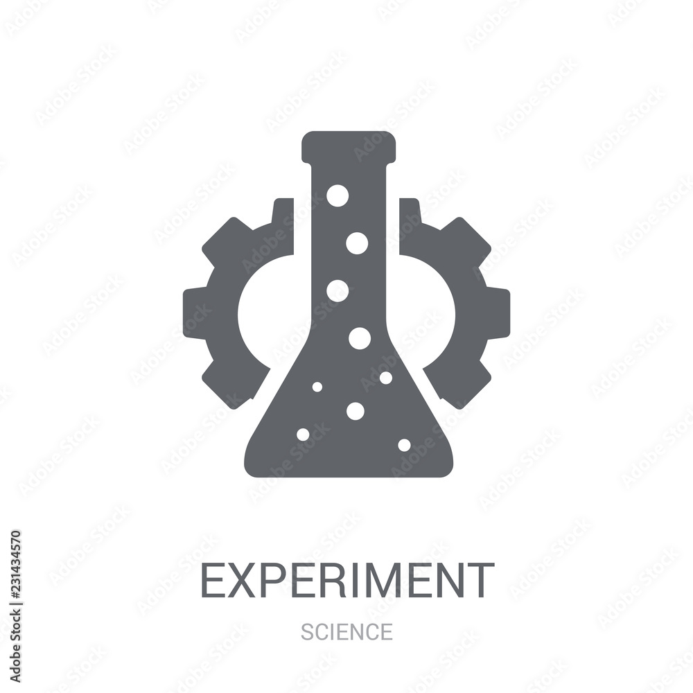 Experiment icon. Trendy Experiment logo concept on white background