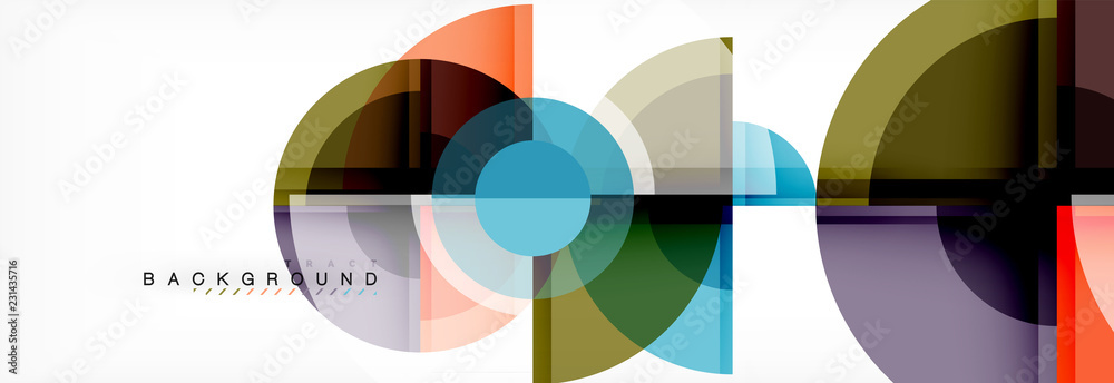 Circle abstract background Circle abstract background