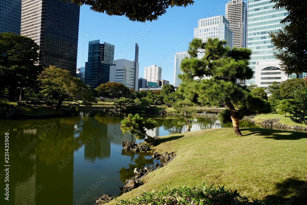 Obraz premium 旧芝離宮恩賜庭園