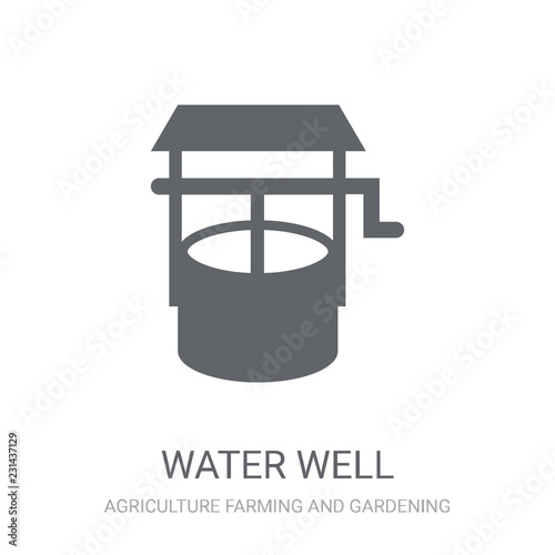 water Well icon. Trendy water Well logo concept on white background from Agriculture Farming and Gardening collection