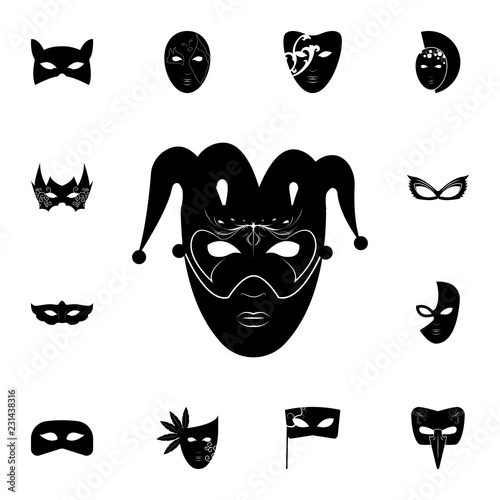 a masked man icon. Detailed set of carnival masks icons. Premium quality graphic design icon. One of the collection icons for websites, web design, mobile app