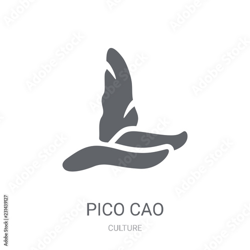 Pico cao icon. Trendy Pico cao logo concept on white background from Culture collection photo