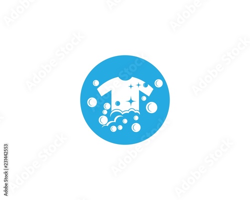 Laundry logo illustration